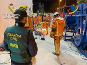 Descubiertos 464 kilos de cocaína oculta en el interior de una máquina trituradora de 11 toneladas