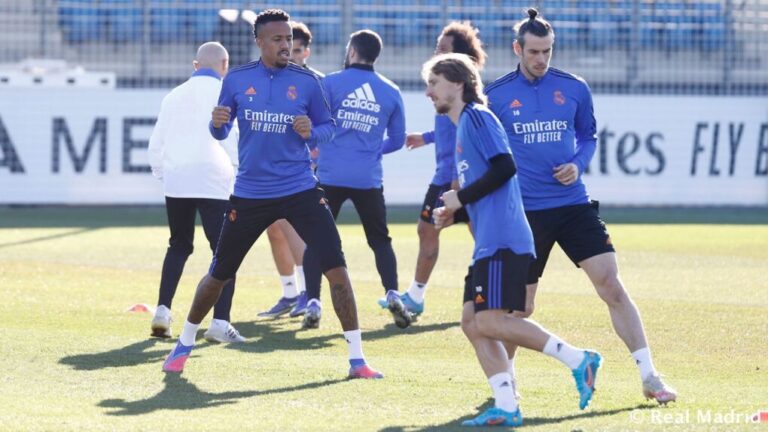 El Real Madrid se está entrenando