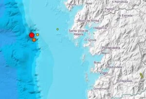 Un terremoto de 4.6 sacude la costa oeste de Galicia