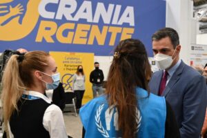 Pedro Sánchez subraya el compromiso y solidaridad de España con los 110.000 refugiados llegados de Ucrania: "Vamos a darles toda la protección y oportunidades posibles"