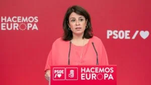 Adriana Lastra valora los resultados electorales en Andalucía
