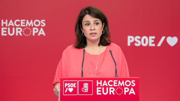 Adriana Lastra valora los resultados electorales en Andalucía