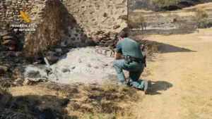 La Guardia Civil investiga al presunto autor del incendio forestal en Monte Yerga (La Rioja)