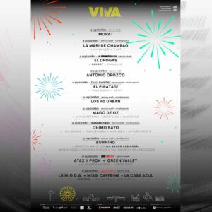 Más de 80 artistas conforman el cartel de 'Viva 2022', el festival de la Feria de Albacete