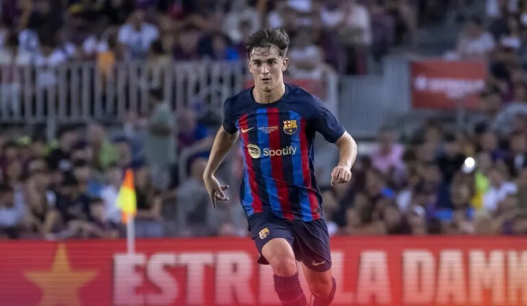 Gavi llega a los 50 partidos con el Barça