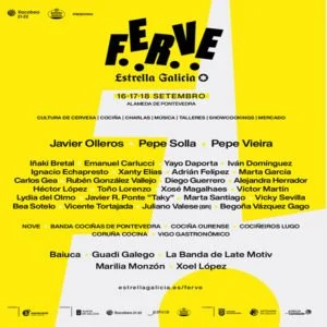 Los chefs Yayo Daporta, Alejandra Herrador y Emanuel Carlucci, Víctor Martín y Beatriz Sotelo, entre las nuevas confirmaciones de FERVE Estrella Galicia