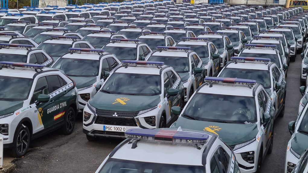 La Guardia Civil recibe otros 221 vehículos nuevos que se incorporan al total de su flota renovada