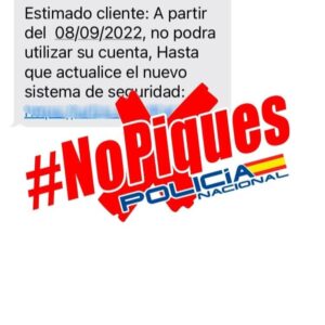 Desarticulado un grupo criminal dedicado a la comisión de estafas millonarias vía sms haciéndose pasar por entidades bancarias