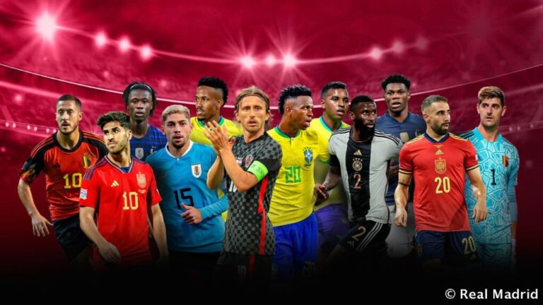 Horarios y resultados de los madridistas en el Mundial