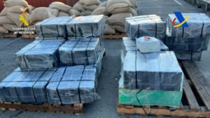 Intervenida más de una tonelada de cocaína en el puerto de Barcelona camuflados en un cargamento de cacao
