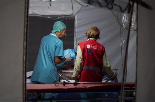 España moviliza su hospital de campaña y equipo médico de emergencias humanitarias por el terremoto en Turquía, Siria, Líbano e Irak