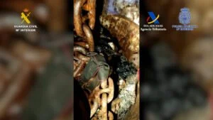 Detenido un polizón que transportaba más de 100 kilos de cocaína junto al ancla de un buque mercante