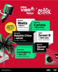 Mad Cool y Vibra Mahou presentan la “Gira Vibra Mahou by Mad Cool”