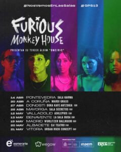 Furious Monkey House estrena hoy, 17 de marzo, su nuevo y tercer álbum de estudio, Oneiric