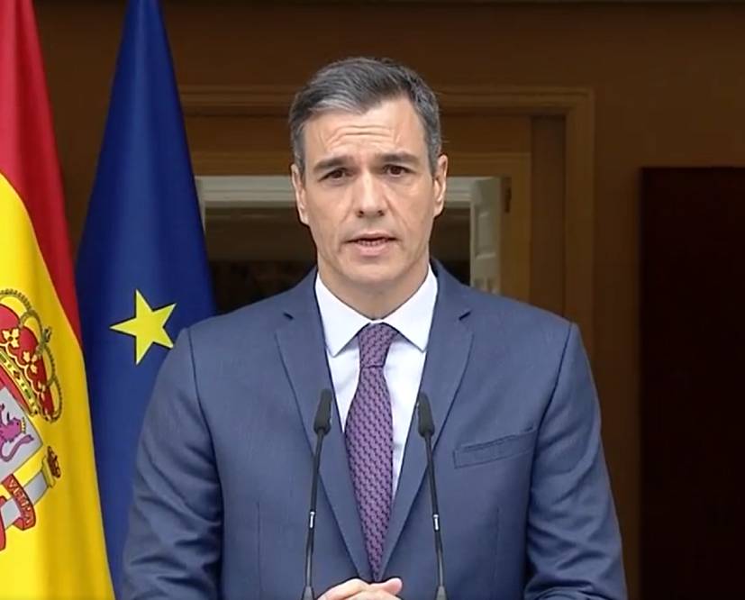 Pedro Sánchez anuncia la convocatoria de elecciones generales el 23 de julio