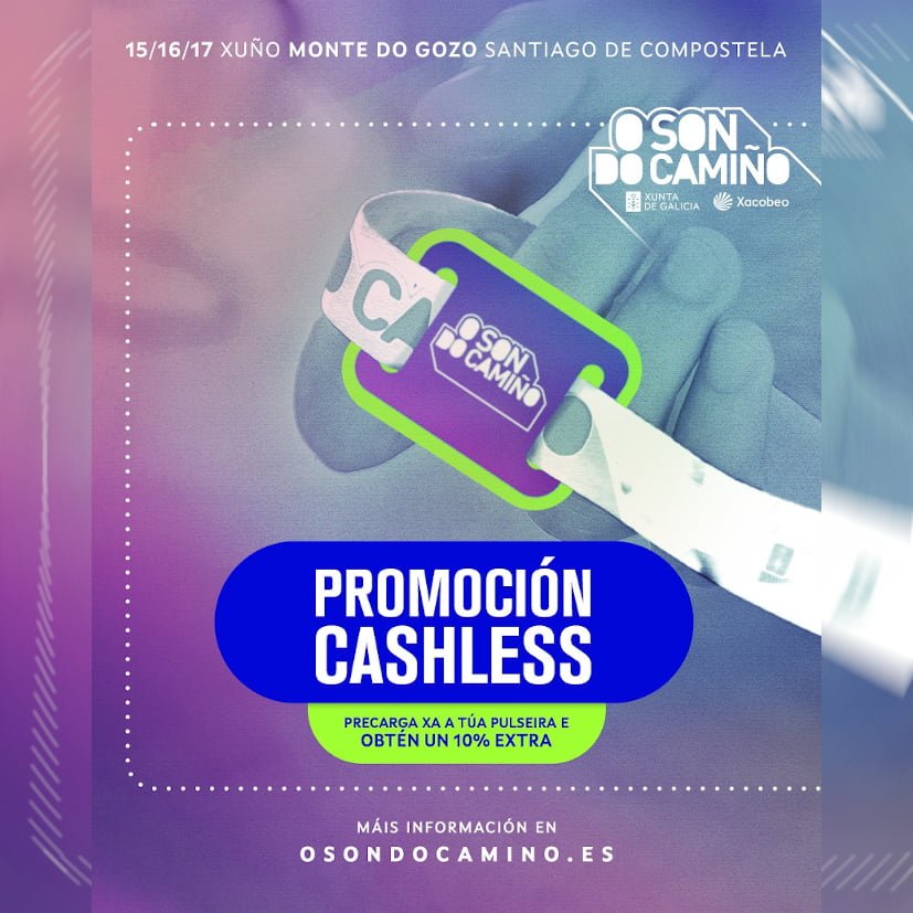 O Son Do Camiño implementa el sistema cashless en 2023