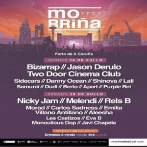 Morriña festival anuncia su cartel por días para su edición de 2023.