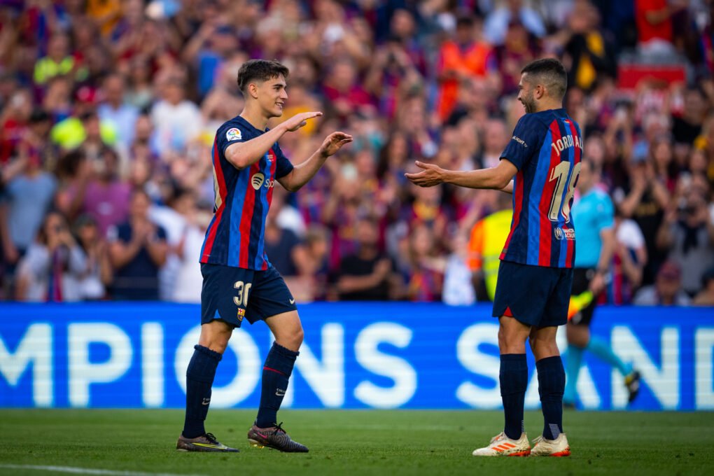 Gavi, Ansu y Jordi Alba, campeones de la Nations League