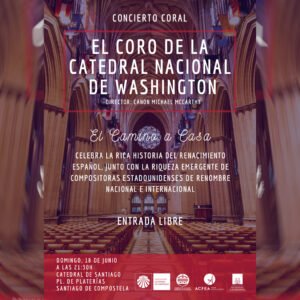 El Coro de la Catedral Nacional de Washington dará tres conciertos gratuitos en España