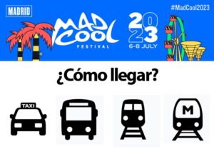 Mad Cool Festival 2023 publica las distintas opciones de transporte público para llegar a su nueva ubicación
