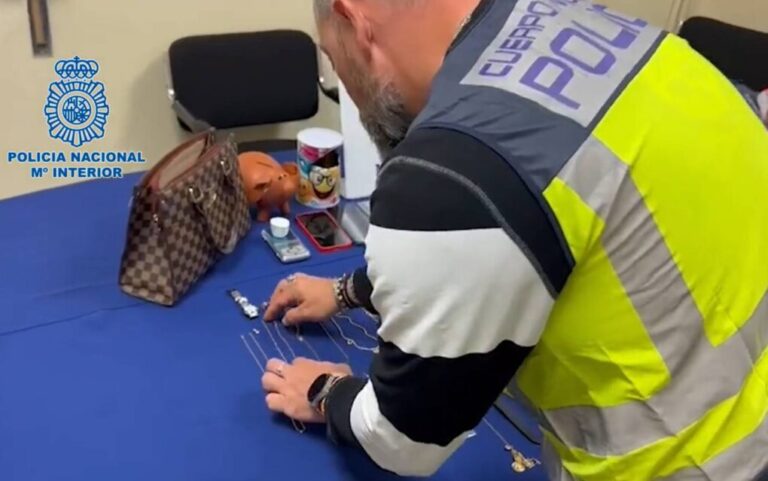 La Policía Nacional desarticula un grupo criminal itinerante especializado en robos con fuerza en domicilios