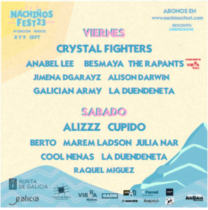 Crystal Fighters, Alizzz y Cupido visitan Ferrol en la cuarta edición del Nachiños Fest
