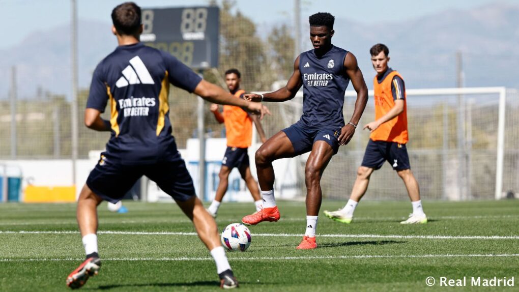 El Real Madrid prepara el partido ante Las Palmas