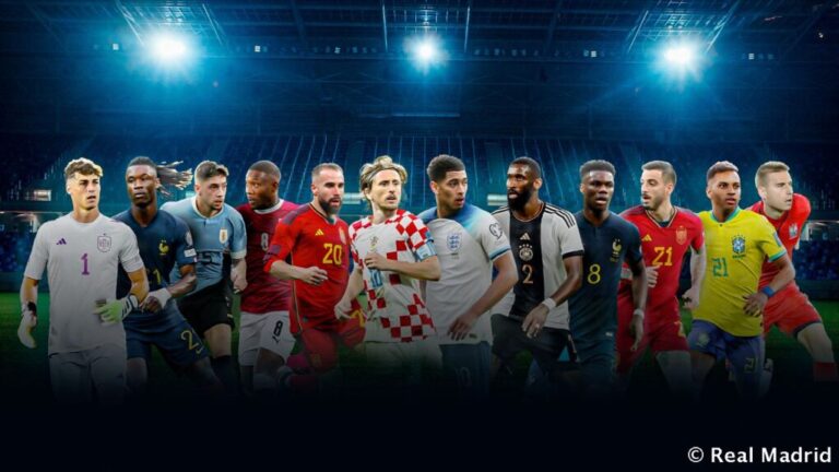Horarios de los madridistas convocados con sus selecciones