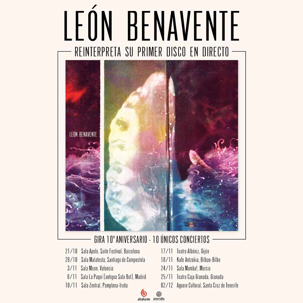 León Benavente celebra el X aniversario de su primer álbum con una gira de X conciertos