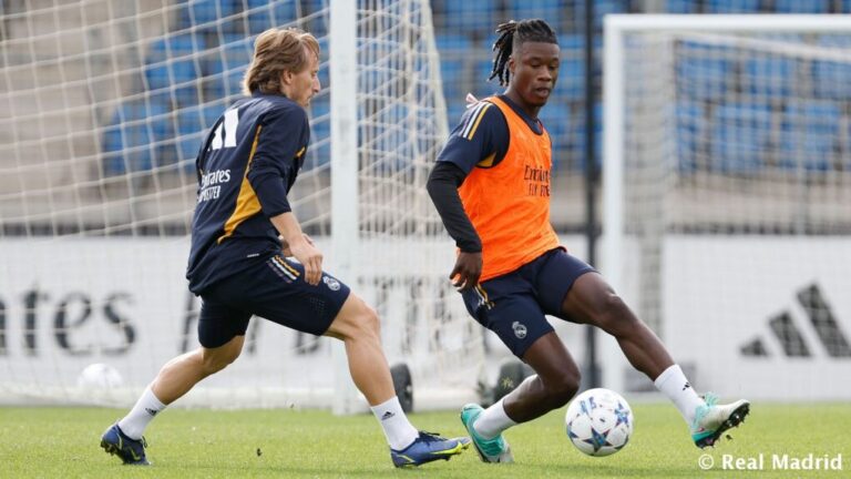 El Real Madrid prepara la visita a Braga