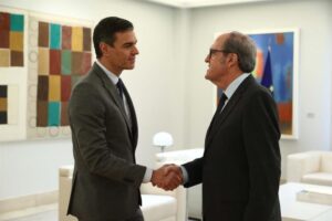 Pedro Sánchez se reúne con el defensor del Pueblo, Ángel Gabilondo