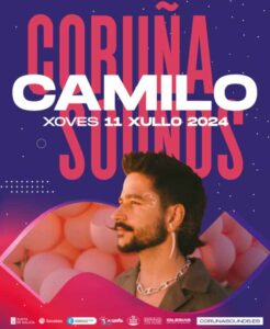 Camilo es el primer artista confirmado para el ciclo Coruña Sounds 2024