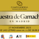 La D.O. Campo de Borja presentará su gama de vinos de Garnacha en Madrid