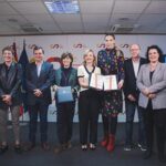 Pilar Alegría asiste a la firma del Convenio Colectivo de la Liga Femenina Endesa y visita el CAR de Madrid en apoyo al deporte de alto nivel