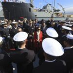 Margarita Robles, asiste a la entrega del submarino S-81 'Isaac Peral' en un hito histórico para la Armada y la industria de defensa española