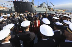 Margarita Robles, asiste a la entrega del submarino S-81 'Isaac Peral' en un hito histórico para la Armada y la industria de defensa española