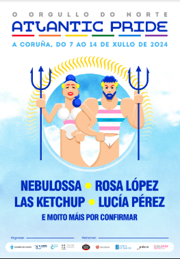 Atlantic Pride anuncia un cartel estelar para su quinta edición en La Coruña: Nebulossa, Rosa López, Las Ketchup y Lucía Pérez lideran el 'Orgullo del Norte'.