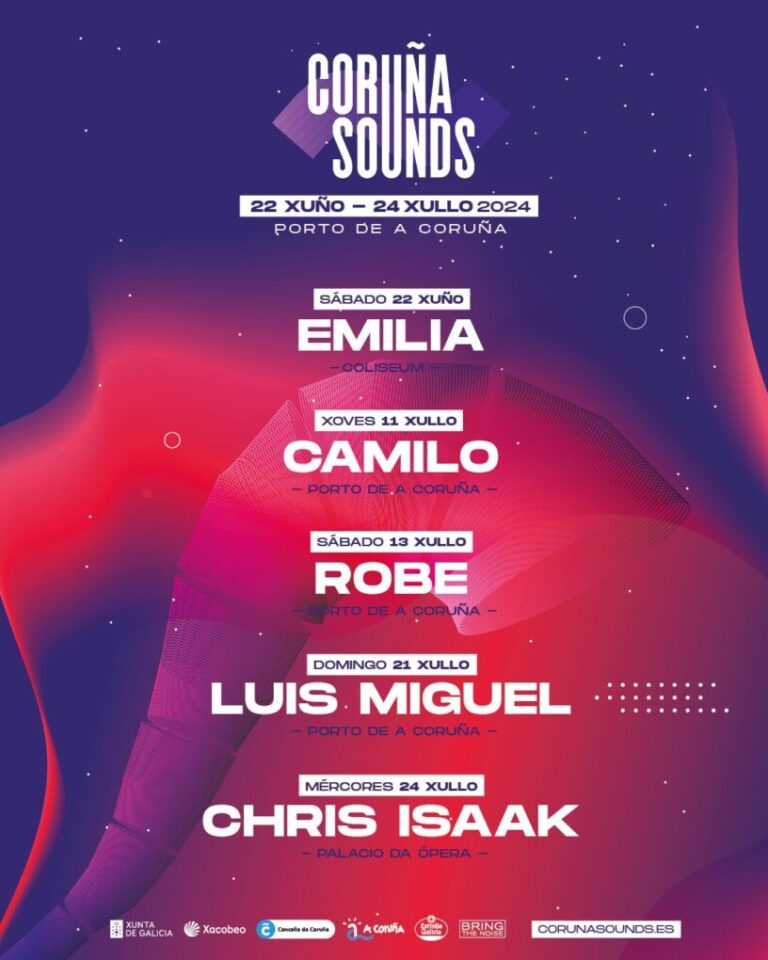Coruña Sounds 2024: El verano coruñés se llena de música con grandes conciertos