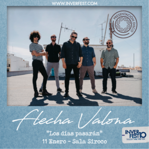 Flecha Valona regresa a Madrid con concierto en La Sala Siroco el 11 de enero