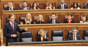 Pedro Sánchez sobre el PP: “Llevan cinco años y medio diciendo que España se humilla, se hunde y se rompe pero el único partido que no cumple la Constitución es el PP”
