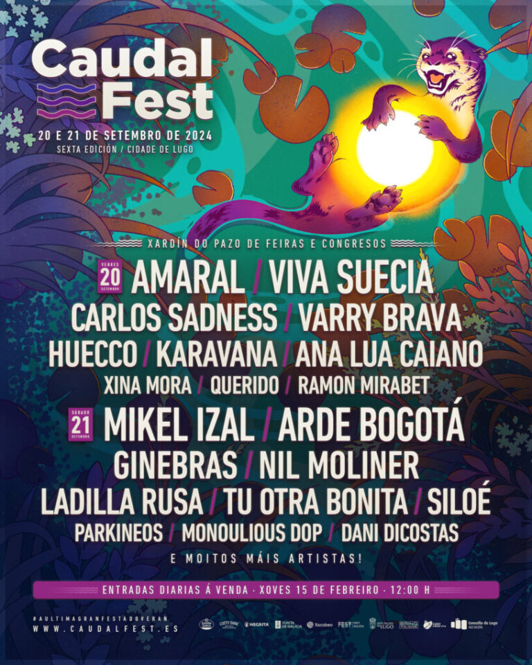 Artistas destacados y gran variedad musical en el cartel de Caudal Fest 2024