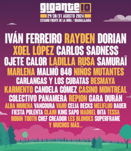 Décimo Aniversario del Festival Gigante: Un Lineup Imperdible con Grandes Nombres del Indie