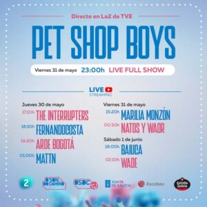 O Son Do Camiño: el festival gallego más destacado llega a la televisión pública con el concierto de Pet Shop Boys