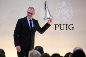 Puig se estrena en Bolsa con una subida de más del 8%