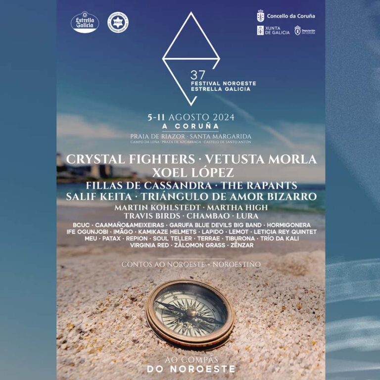 Crystal Fighters y Vetusta Morla Encabezan el Festival Noroeste Estrella Galicia 2024