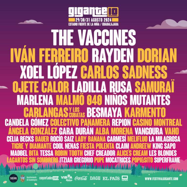 The Vaccines y 14 Nuevas Estrellas Brillarán en el Festival Gigante 2024
