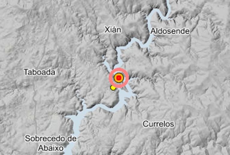 Taboada y alrededores sienten un leve terremoto de magnitud 3