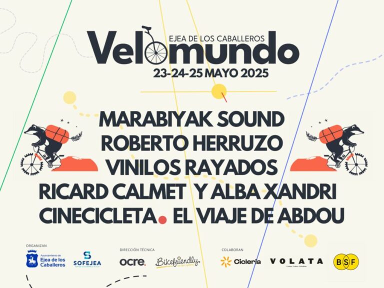 Ejea de los Caballeros celebra Velomundo 2025, el festival para amantes de la bicicleta
