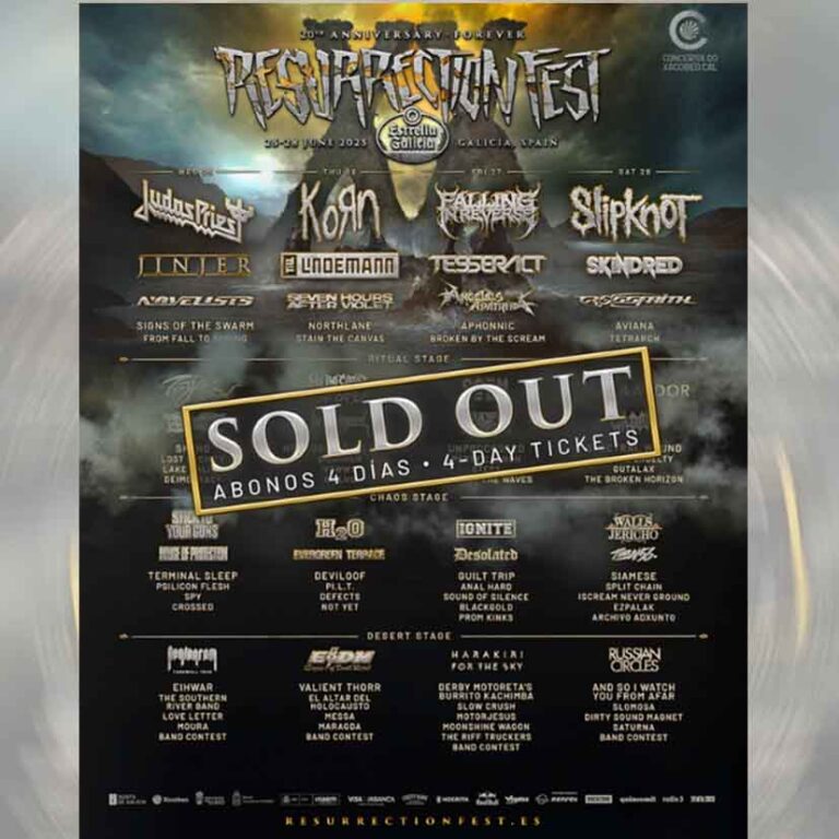 Resurrection Fest 2025 agota los abonos y encara su XX aniversario con récord de ventas