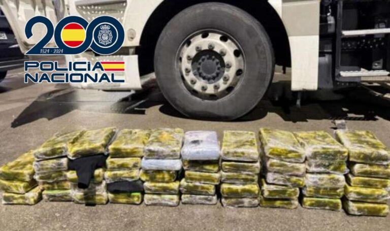 La Policía Nacional intercepta 50 kilos de cocaína en ruta hacia el Reino Unido